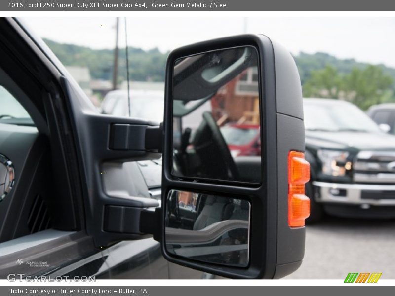 Green Gem Metallic / Steel 2016 Ford F250 Super Duty XLT Super Cab 4x4
