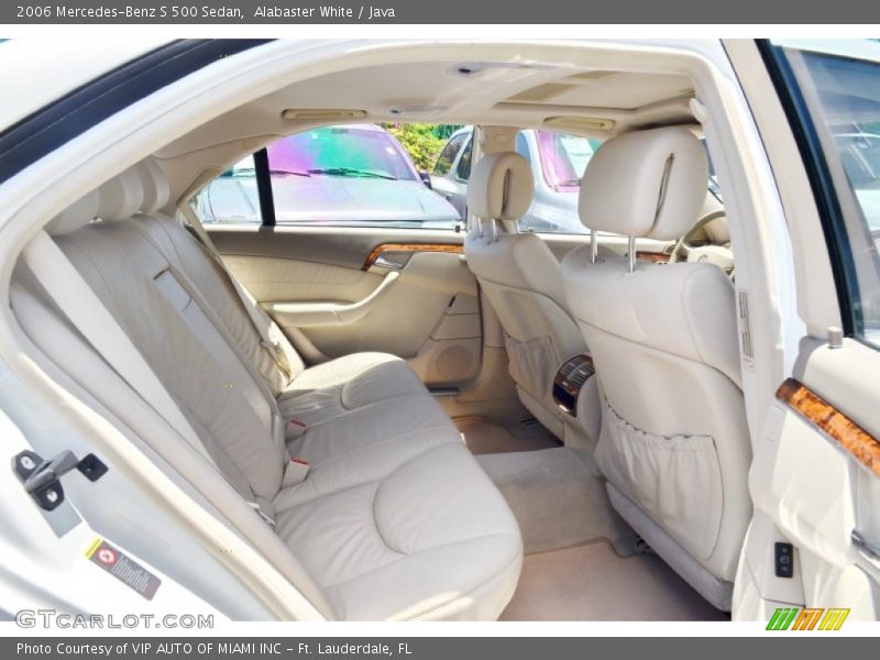 Alabaster White / Java 2006 Mercedes-Benz S 500 Sedan