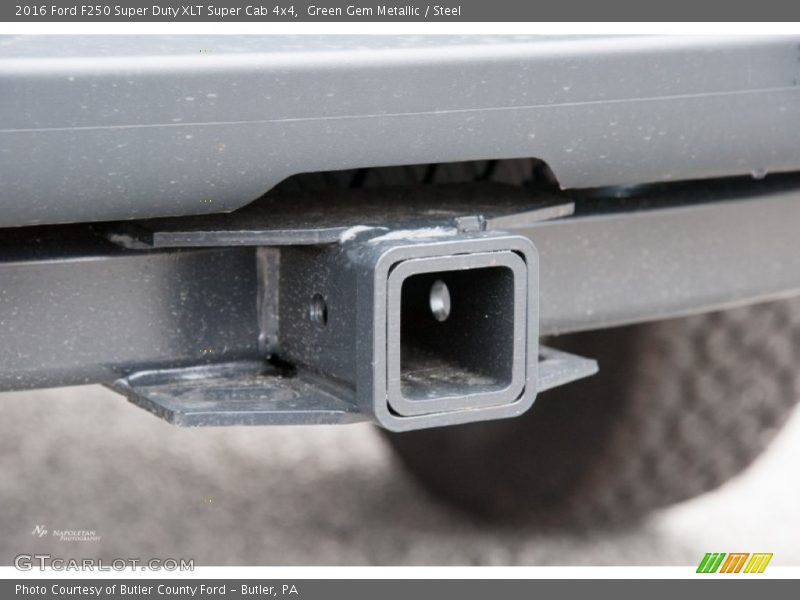 Green Gem Metallic / Steel 2016 Ford F250 Super Duty XLT Super Cab 4x4