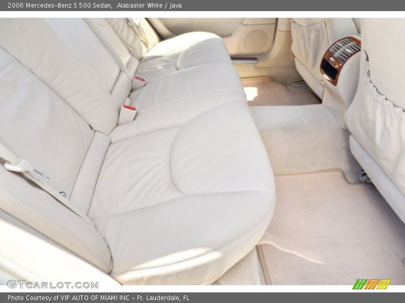Alabaster White / Java 2006 Mercedes-Benz S 500 Sedan