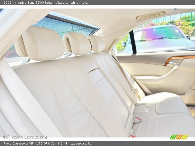 Alabaster White / Java 2006 Mercedes-Benz S 500 Sedan