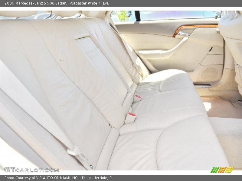 Alabaster White / Java 2006 Mercedes-Benz S 500 Sedan