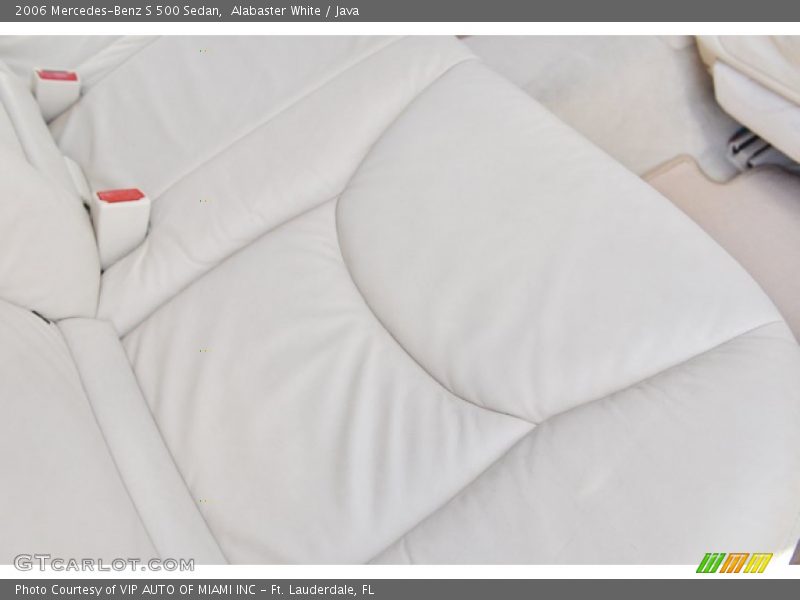 Alabaster White / Java 2006 Mercedes-Benz S 500 Sedan