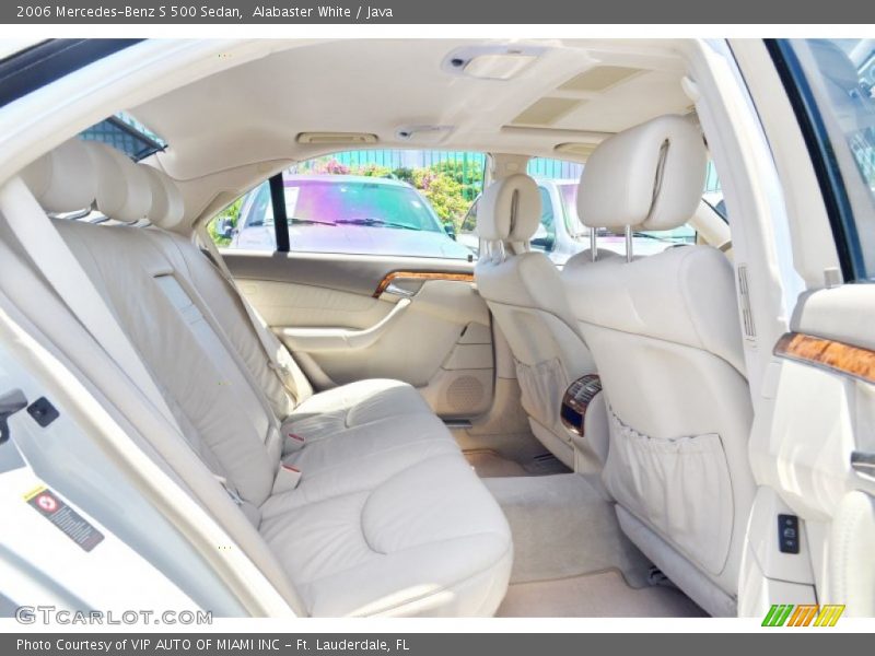 Alabaster White / Java 2006 Mercedes-Benz S 500 Sedan