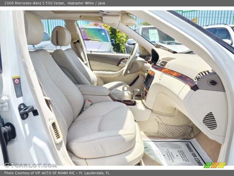 Alabaster White / Java 2006 Mercedes-Benz S 500 Sedan