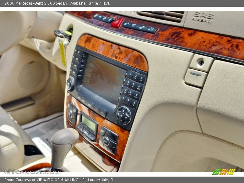 Alabaster White / Java 2006 Mercedes-Benz S 500 Sedan