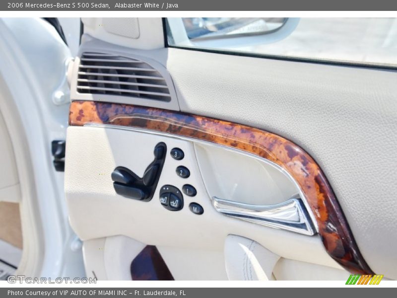 Alabaster White / Java 2006 Mercedes-Benz S 500 Sedan