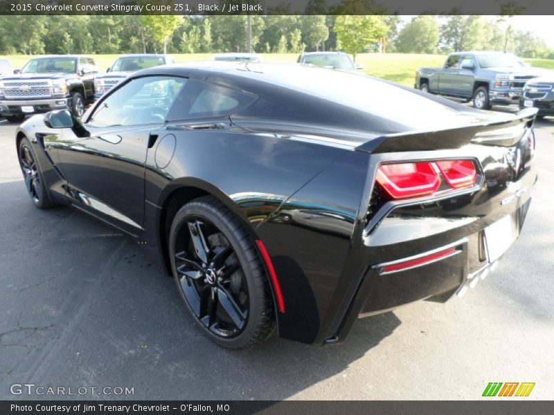 Black / Jet Black 2015 Chevrolet Corvette Stingray Coupe Z51