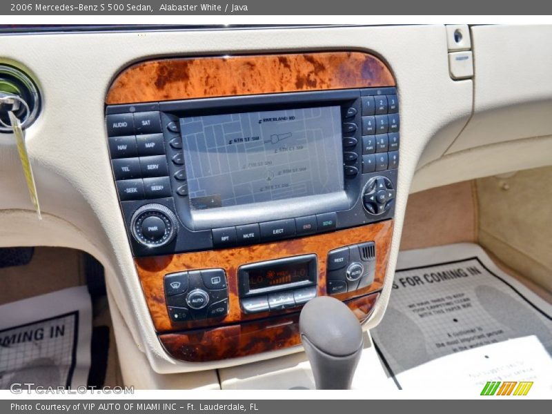 Alabaster White / Java 2006 Mercedes-Benz S 500 Sedan