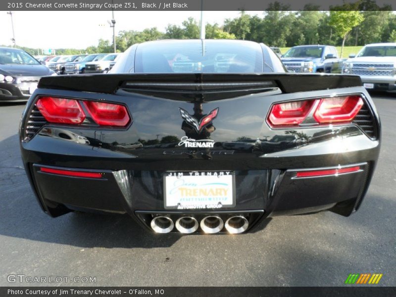 Black / Jet Black 2015 Chevrolet Corvette Stingray Coupe Z51