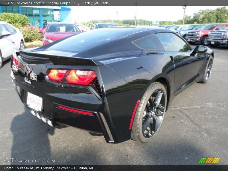 Black / Jet Black 2015 Chevrolet Corvette Stingray Coupe Z51
