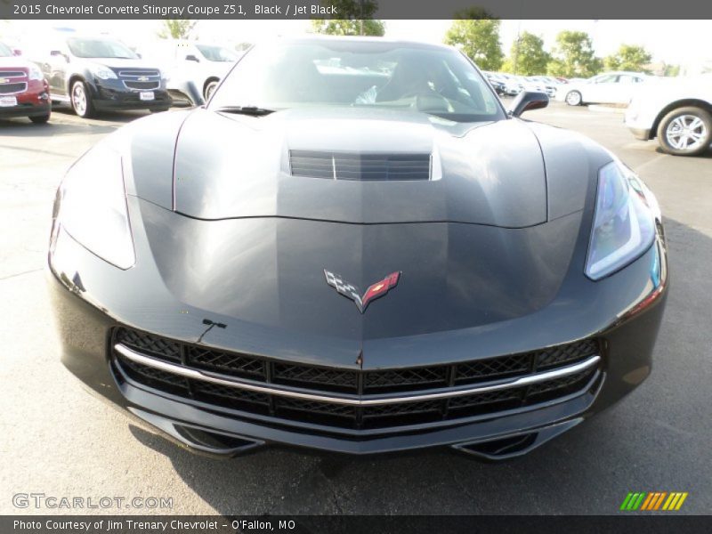 Black / Jet Black 2015 Chevrolet Corvette Stingray Coupe Z51