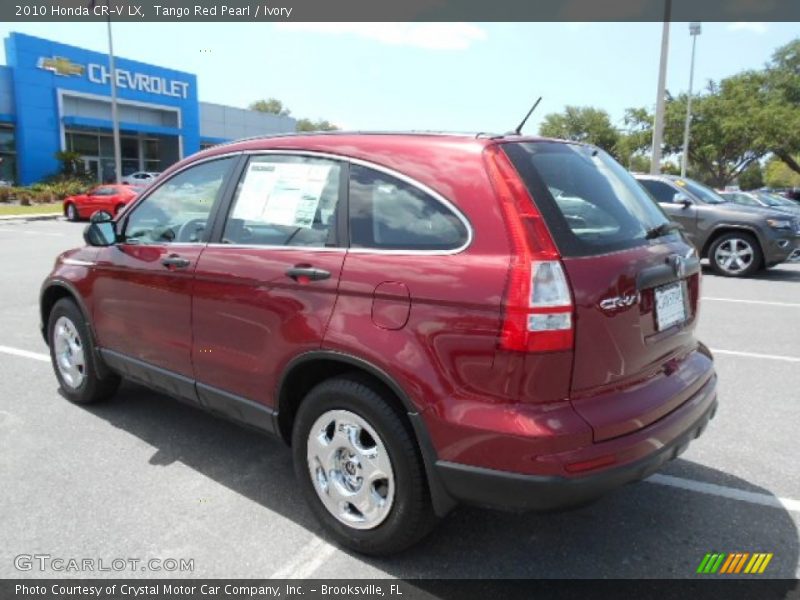 Tango Red Pearl / Ivory 2010 Honda CR-V LX