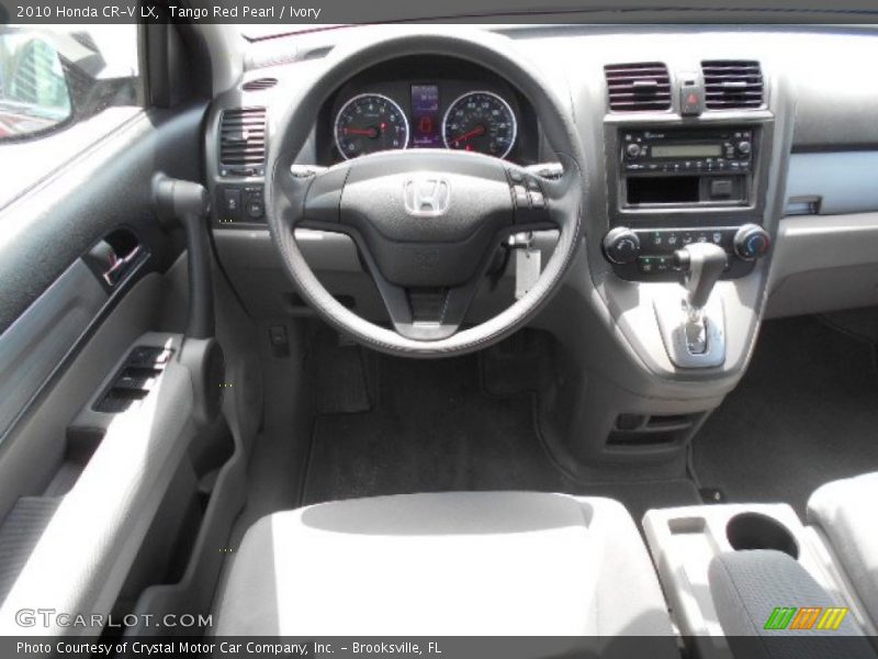 Tango Red Pearl / Ivory 2010 Honda CR-V LX