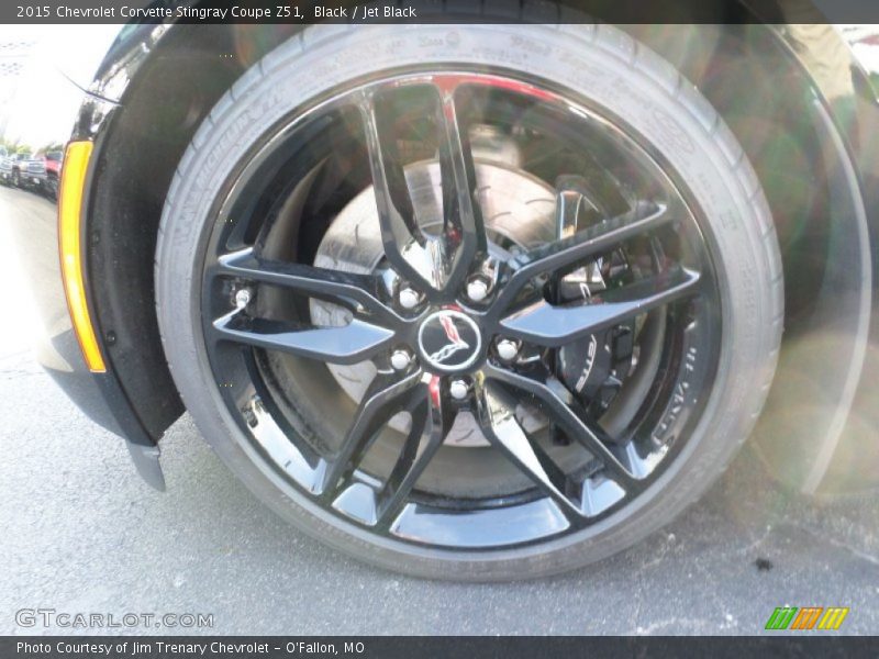 Black / Jet Black 2015 Chevrolet Corvette Stingray Coupe Z51