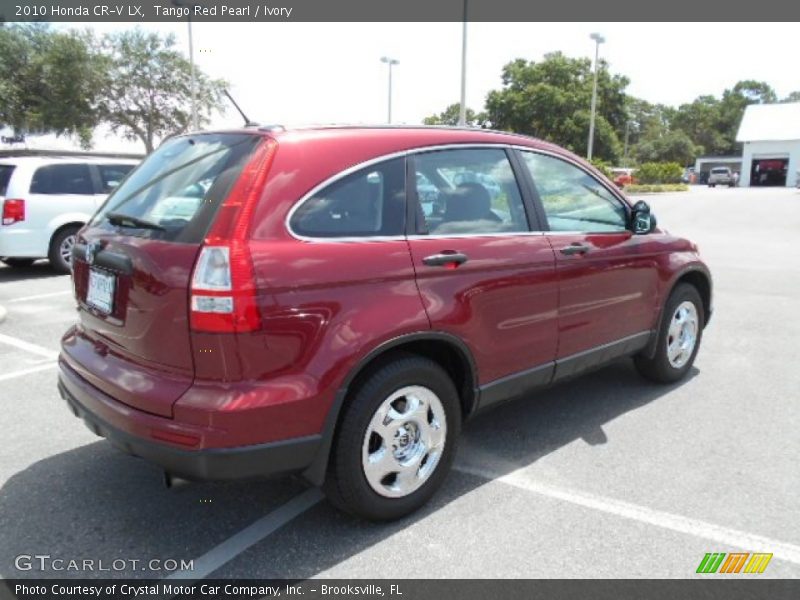 Tango Red Pearl / Ivory 2010 Honda CR-V LX