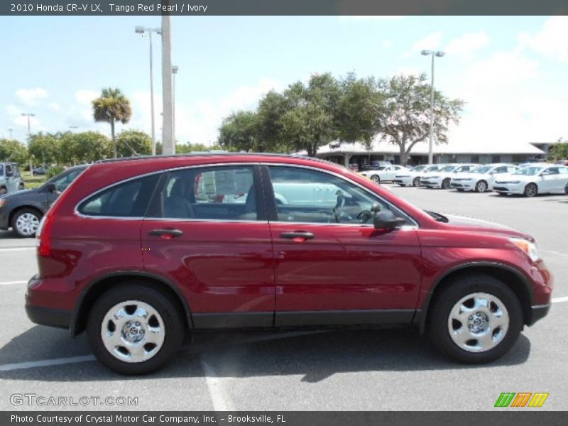 Tango Red Pearl / Ivory 2010 Honda CR-V LX