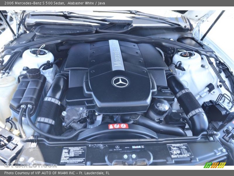 Alabaster White / Java 2006 Mercedes-Benz S 500 Sedan