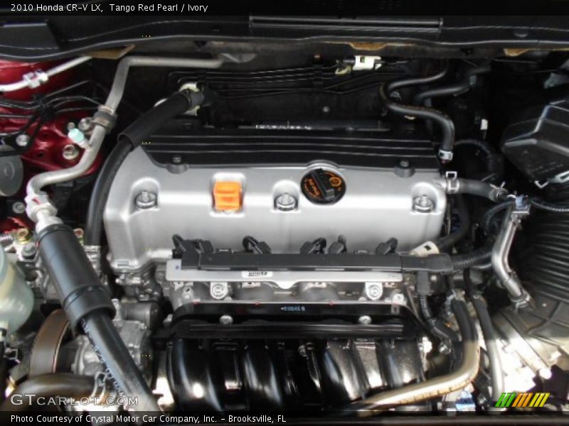 Tango Red Pearl / Ivory 2010 Honda CR-V LX