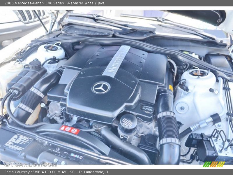 Alabaster White / Java 2006 Mercedes-Benz S 500 Sedan