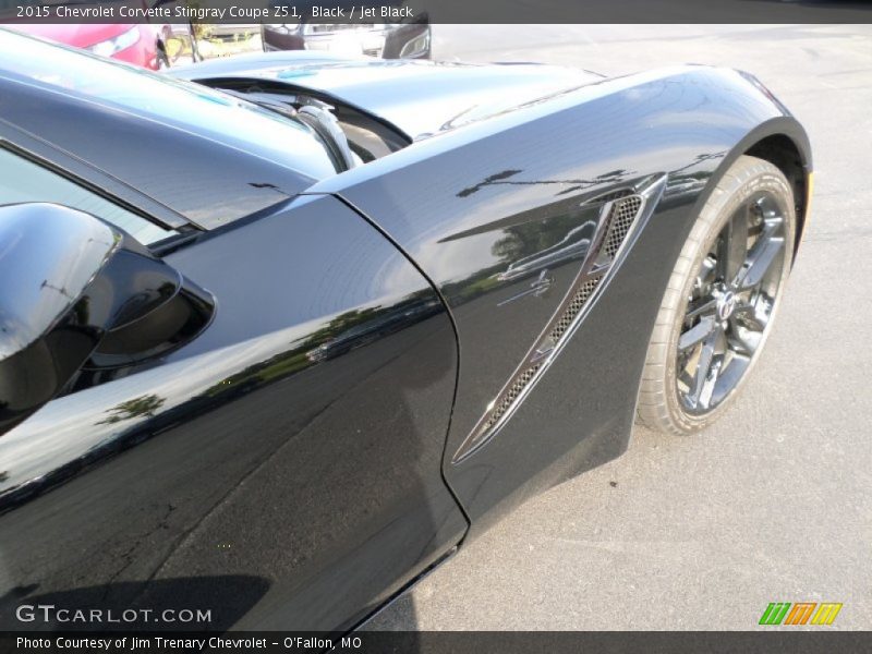 Black / Jet Black 2015 Chevrolet Corvette Stingray Coupe Z51