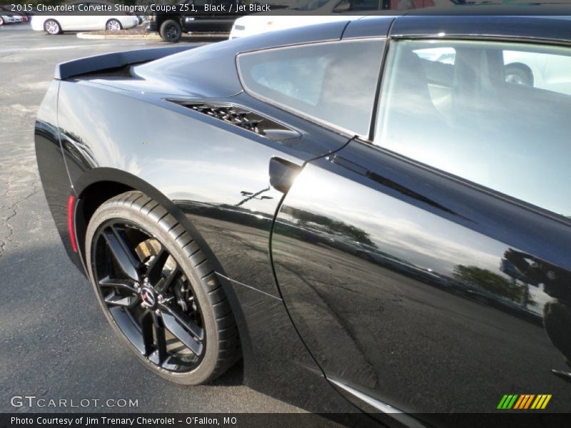 Black / Jet Black 2015 Chevrolet Corvette Stingray Coupe Z51