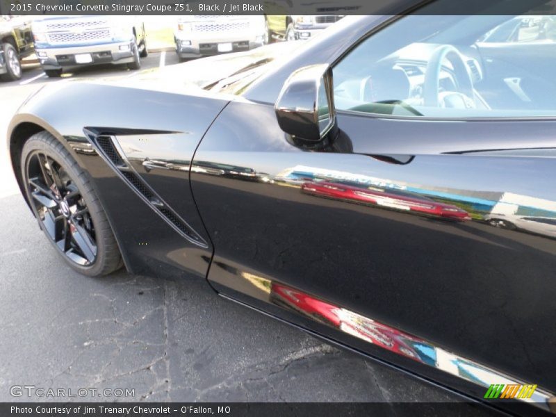 Black / Jet Black 2015 Chevrolet Corvette Stingray Coupe Z51