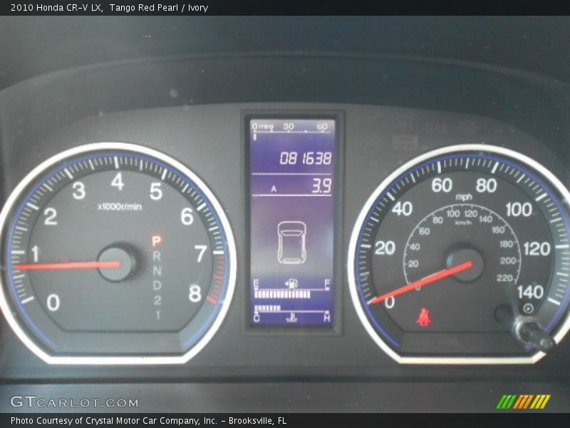 Tango Red Pearl / Ivory 2010 Honda CR-V LX