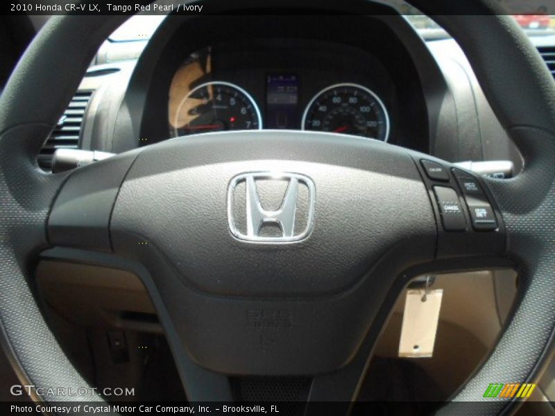 Tango Red Pearl / Ivory 2010 Honda CR-V LX