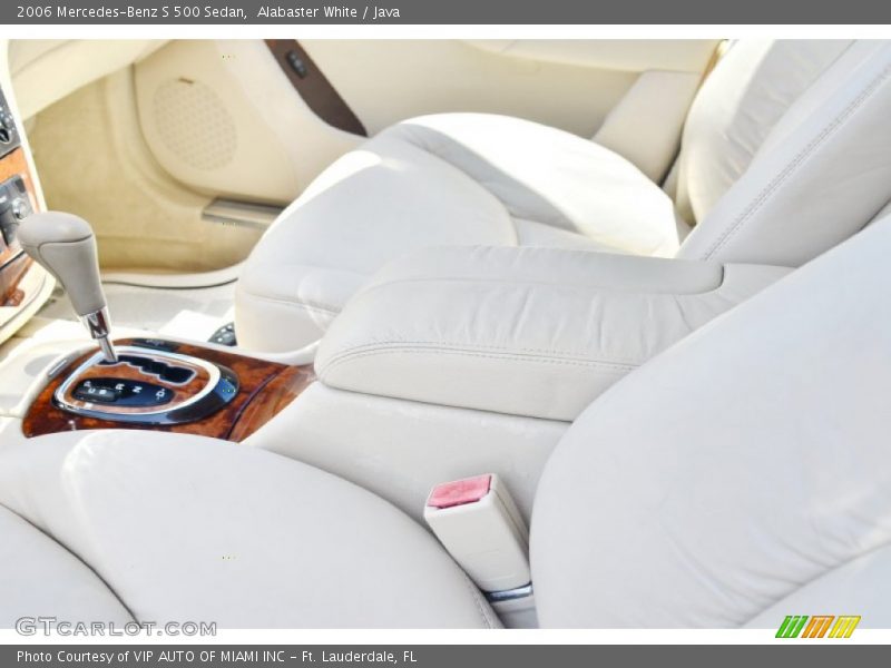 Alabaster White / Java 2006 Mercedes-Benz S 500 Sedan