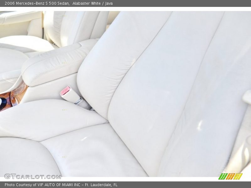 Alabaster White / Java 2006 Mercedes-Benz S 500 Sedan