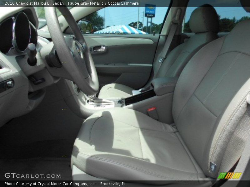 Taupe Gray Metallic / Cocoa/Cashmere 2010 Chevrolet Malibu LT Sedan