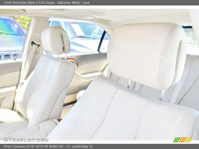 Alabaster White / Java 2006 Mercedes-Benz S 500 Sedan