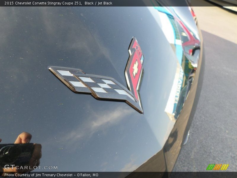 Black / Jet Black 2015 Chevrolet Corvette Stingray Coupe Z51