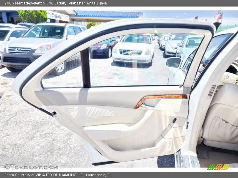 Alabaster White / Java 2006 Mercedes-Benz S 500 Sedan