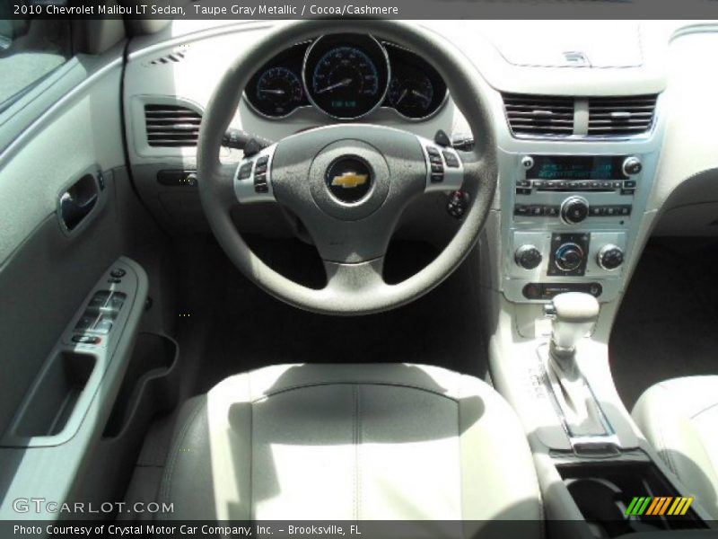 Taupe Gray Metallic / Cocoa/Cashmere 2010 Chevrolet Malibu LT Sedan