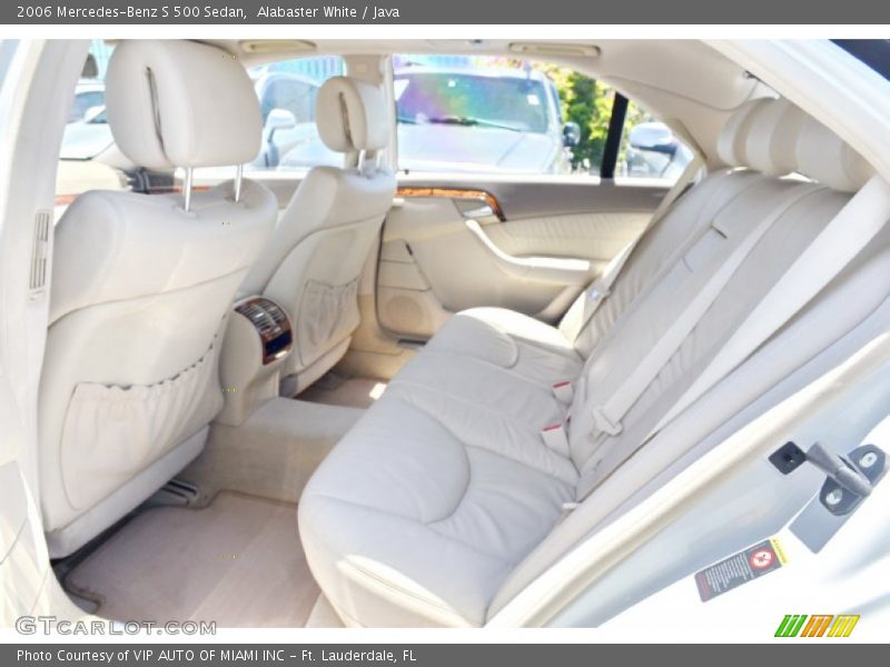 Alabaster White / Java 2006 Mercedes-Benz S 500 Sedan