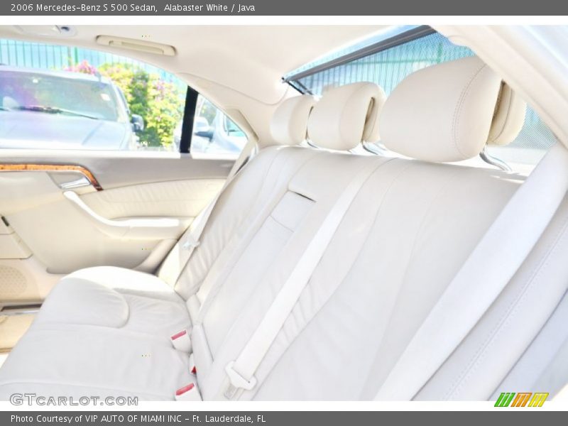 Alabaster White / Java 2006 Mercedes-Benz S 500 Sedan