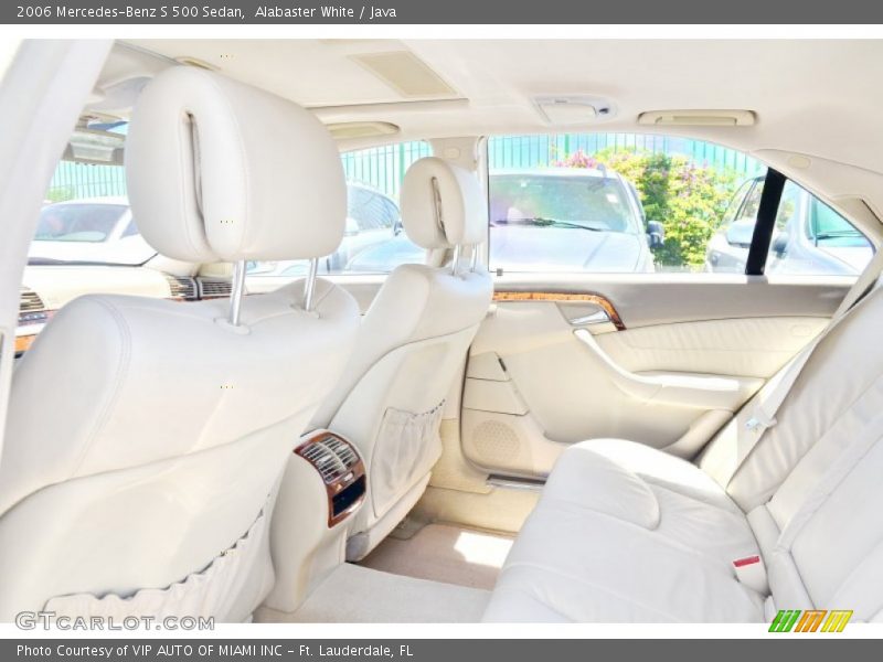 Alabaster White / Java 2006 Mercedes-Benz S 500 Sedan