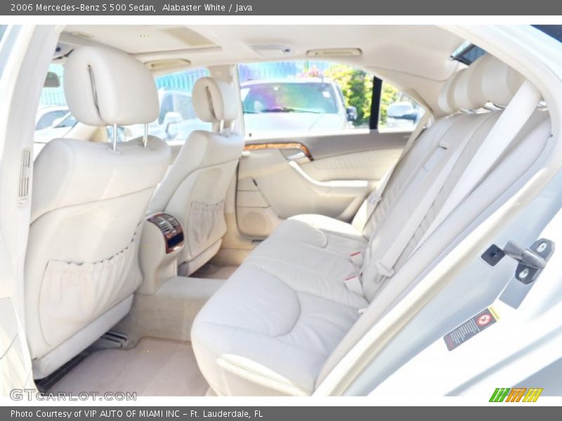 Alabaster White / Java 2006 Mercedes-Benz S 500 Sedan