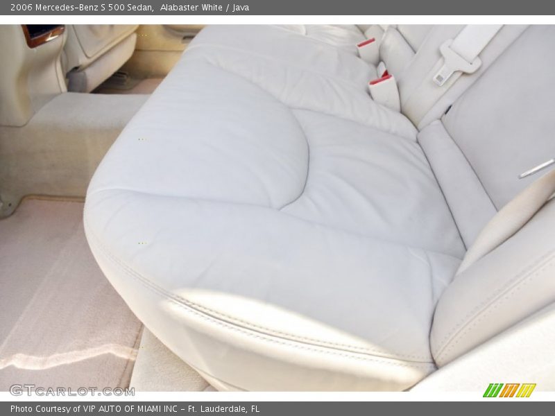 Alabaster White / Java 2006 Mercedes-Benz S 500 Sedan