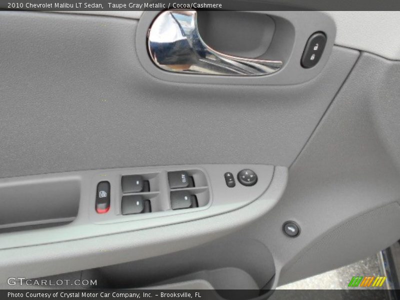 Taupe Gray Metallic / Cocoa/Cashmere 2010 Chevrolet Malibu LT Sedan