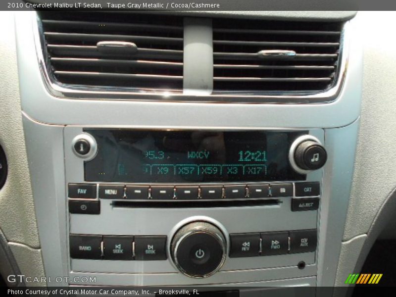 Taupe Gray Metallic / Cocoa/Cashmere 2010 Chevrolet Malibu LT Sedan