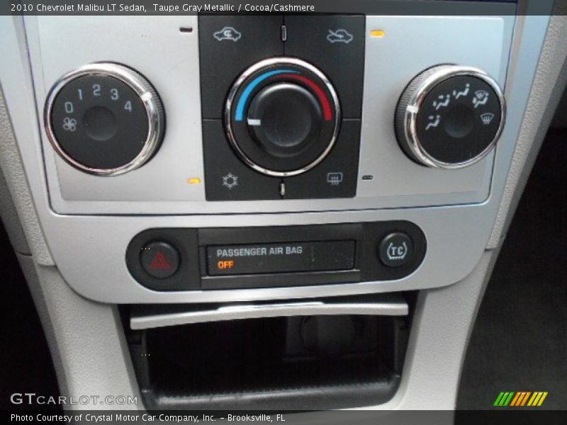 Taupe Gray Metallic / Cocoa/Cashmere 2010 Chevrolet Malibu LT Sedan