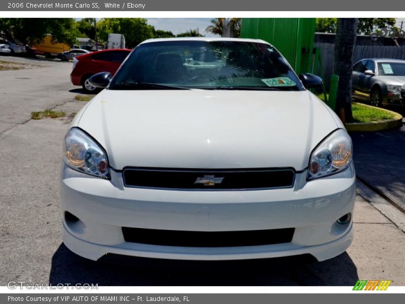 White / Ebony 2006 Chevrolet Monte Carlo SS
