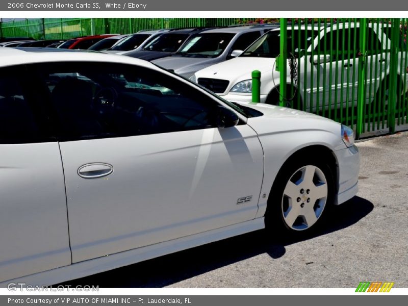 White / Ebony 2006 Chevrolet Monte Carlo SS
