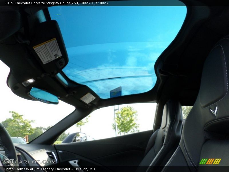 Sunroof of 2015 Corvette Stingray Coupe Z51