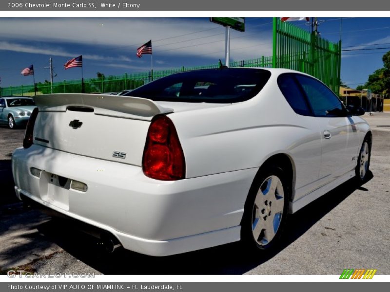 White / Ebony 2006 Chevrolet Monte Carlo SS