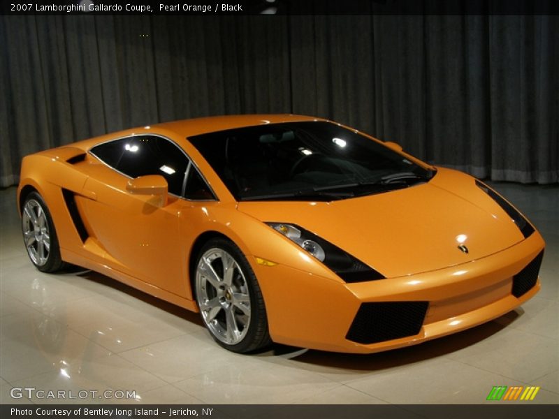 Pearl Orange / Black 2007 Lamborghini Gallardo Coupe