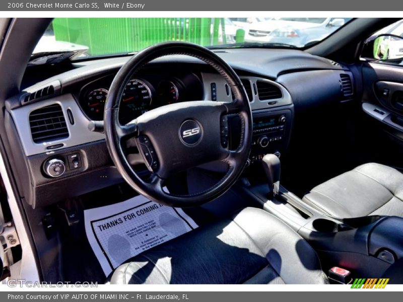 White / Ebony 2006 Chevrolet Monte Carlo SS